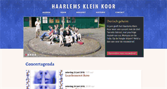 Desktop Screenshot of haarlemskleinkoor.nl